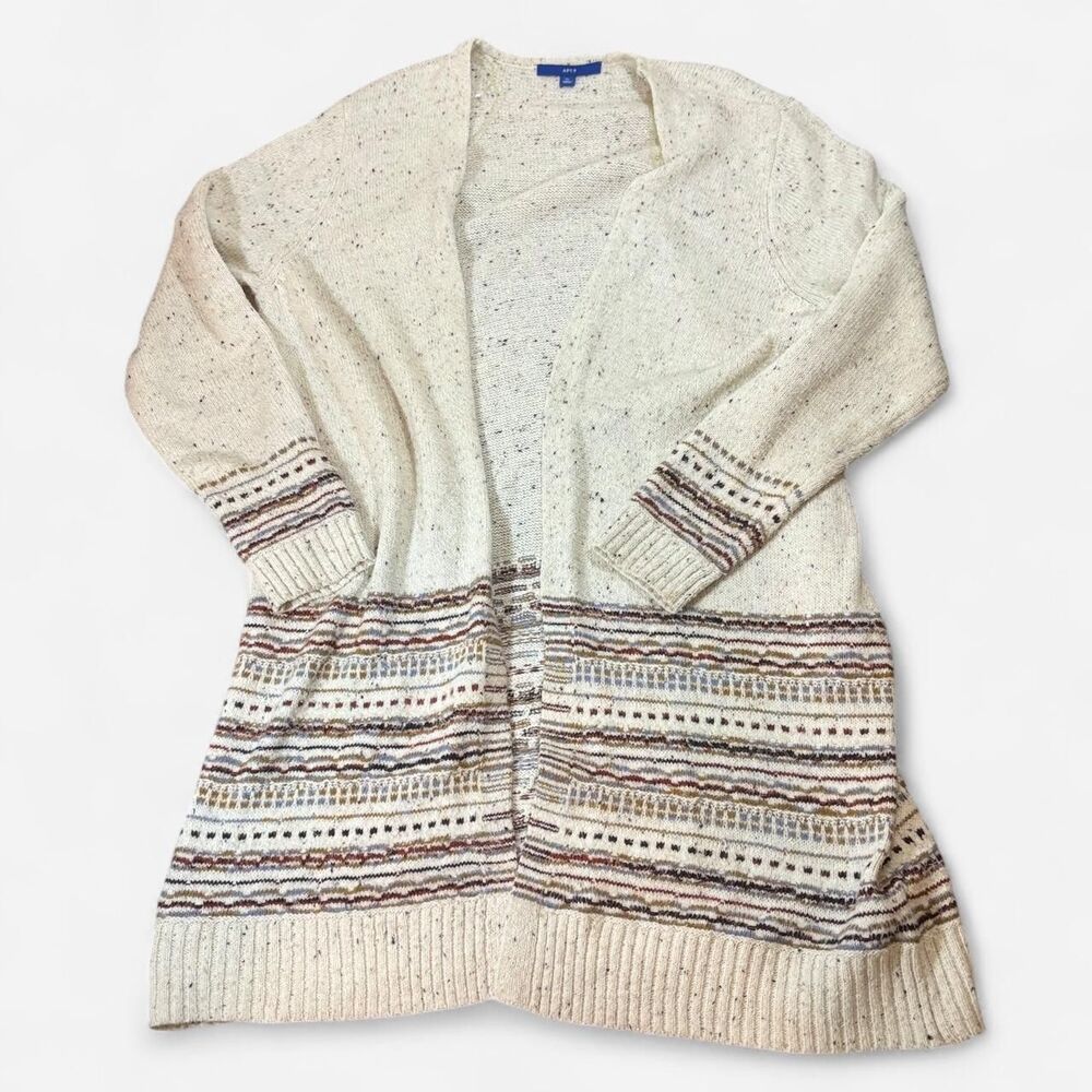 Apt-9 Women's Cream and White Cardigan